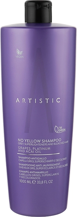 Artistic Hair Шампунь для нейтрализации желтизны No Yellow Shampoo - фото N4