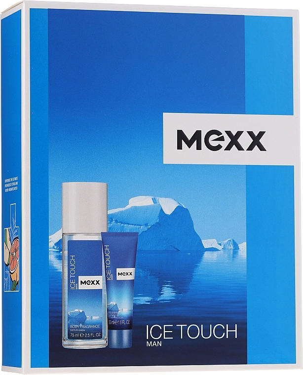 Mexx Ice Touch Man Набор (dns/75ml + sh/gel/50ml) - фото N1