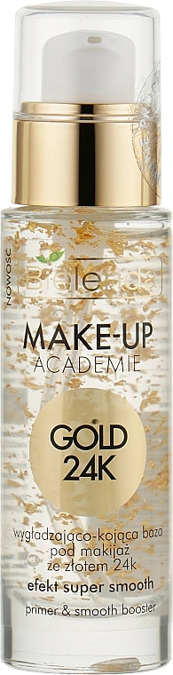 База под макияж золотая - Bielenda Make-Up Academie Gold 24K Primer & Smooth Booster, 30 г - фото N1