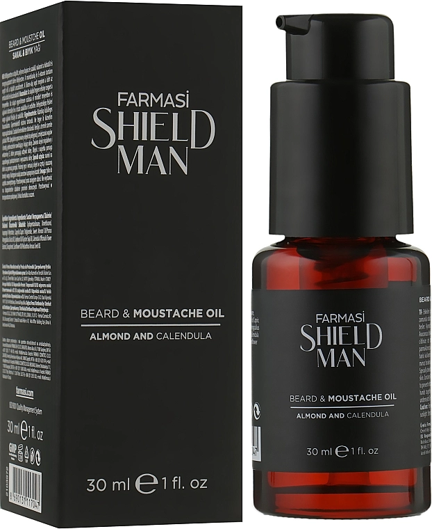 Farmasi Масло для бороды и усов Shield Man Beard & Moustache Oil - фото N1