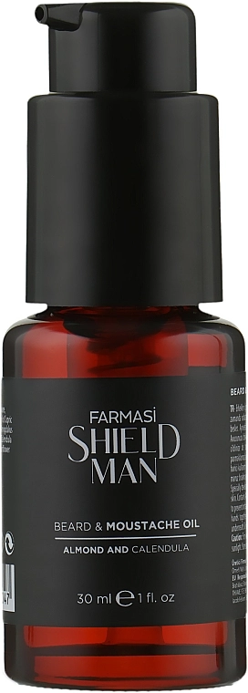 Farmasi Масло для бороды и усов Shield Man Beard & Moustache Oil - фото N2