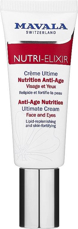 Mavala Антивозрастной крем-бустер для лица и области вокруг глаз Nutri-Elixir Anti-AgeNutrition Ultimate Cream - фото N1
