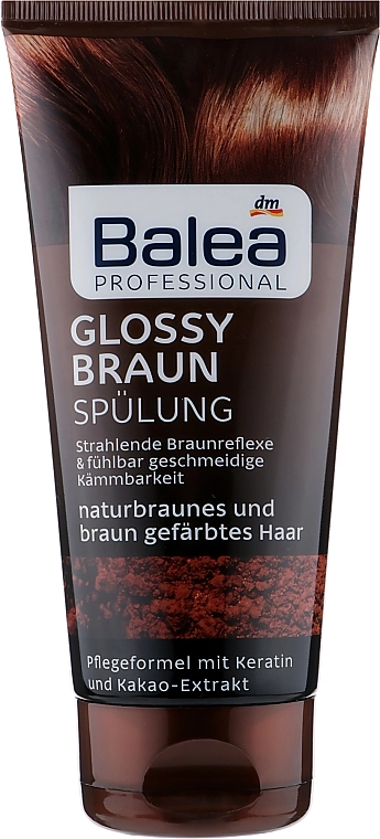 Balea Бальзам-ополаскиватель для волос Glossy Brown Conditioner Balm - фото N1