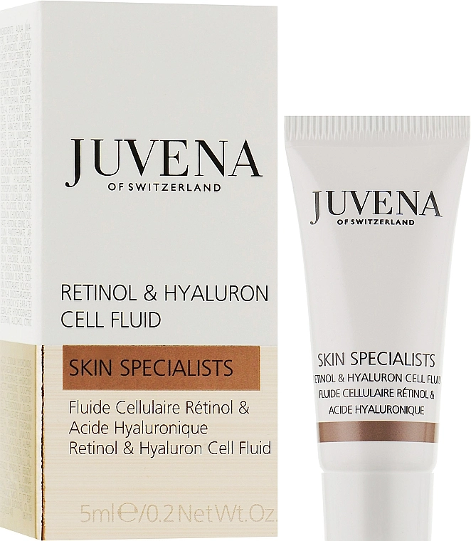 Juvena Флюид с ретинолом и гиалуроновой кислотой Retinol and Hyaluron Cell Fluid (мини) - фото N2