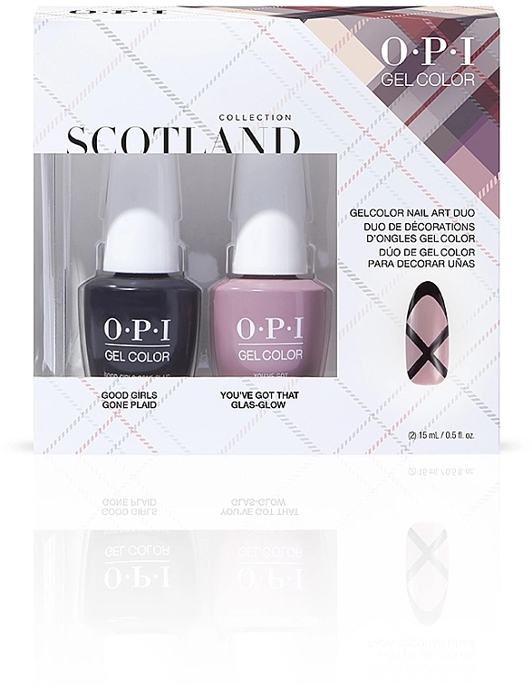 O.P.I Набор Fall Scotland Collection GelColor Art Duo Pack №1 - фото N1