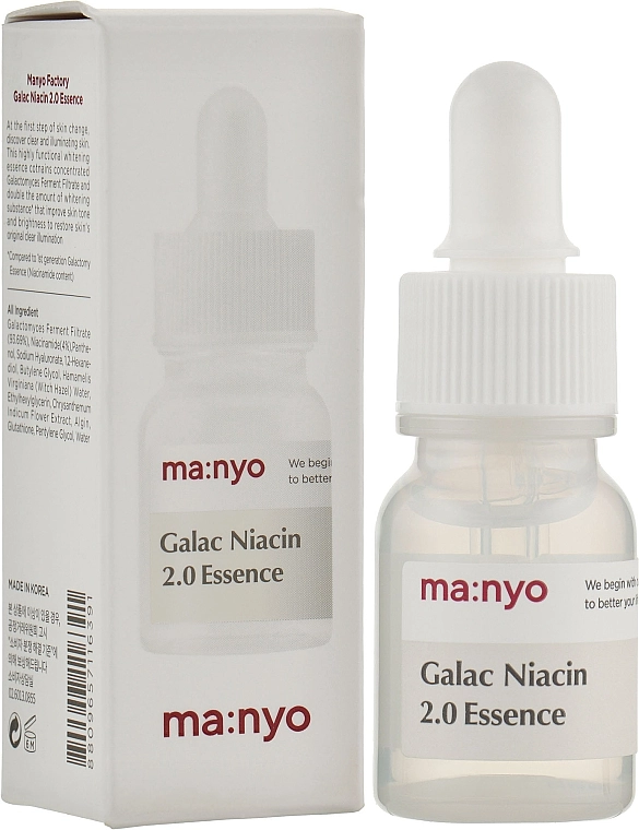 Manyo Эссенция усиленная с галактомисисом и ниацинамидом Galac Niacin 2.0 Essenc - фото N2