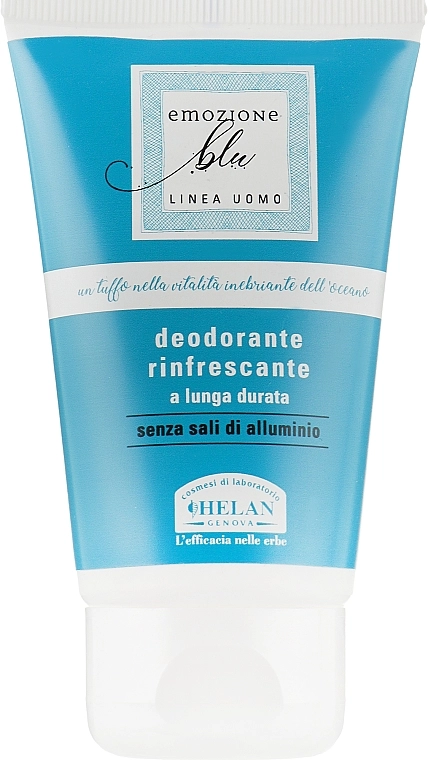 Helan Кремовый дезодорант освежающий для мужчин Emozione Blu Refreshing Deodorant in Cream - фото N2