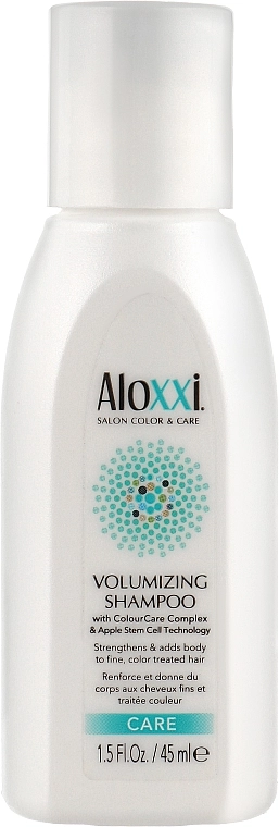 Aloxxi Шампунь для создания объема волос Volumizing Shampoo (мини) - фото N1