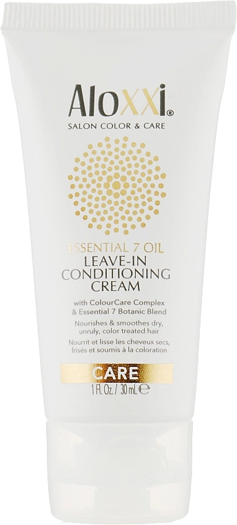 Aloxxi Незмивний живильний крем для волосся Essealoxxi Essential 7 Oil Leave-In Conditioning Cream (міні) - фото N2