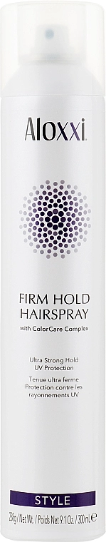 Aloxxi Лак для волосся сильної фіксації Firm Hold Hairspray - фото N1