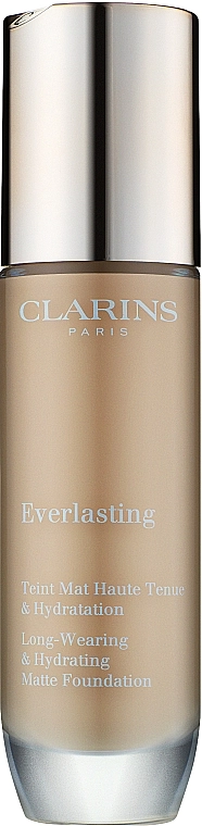 Clarins Everlasting Long-Wearing And Hydrating Matte Foundation Тональная основа для лица - фото N1