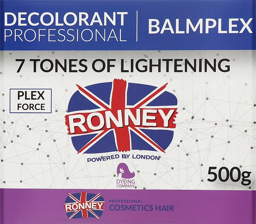 Ronney Professional Пудра для освітлення волосся до 7 тонів BalmPlex 7 Tones Of Lightening - фото N1