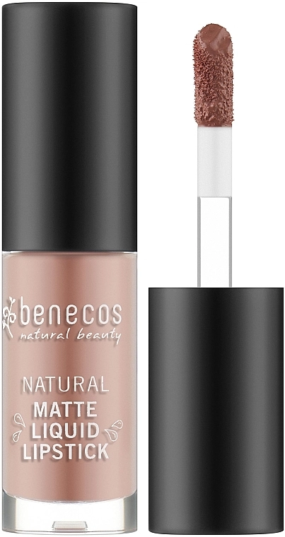 Benecos Natural Matte Liquid Lipstick Рідка матова помада для губ - фото N1