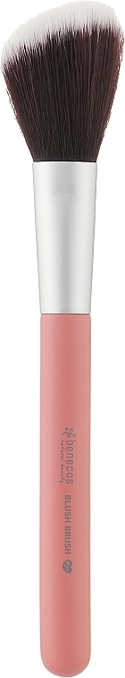 Benecos Пензлик для рум'ян, 16 см Blush Brush Colour Edition - фото N1