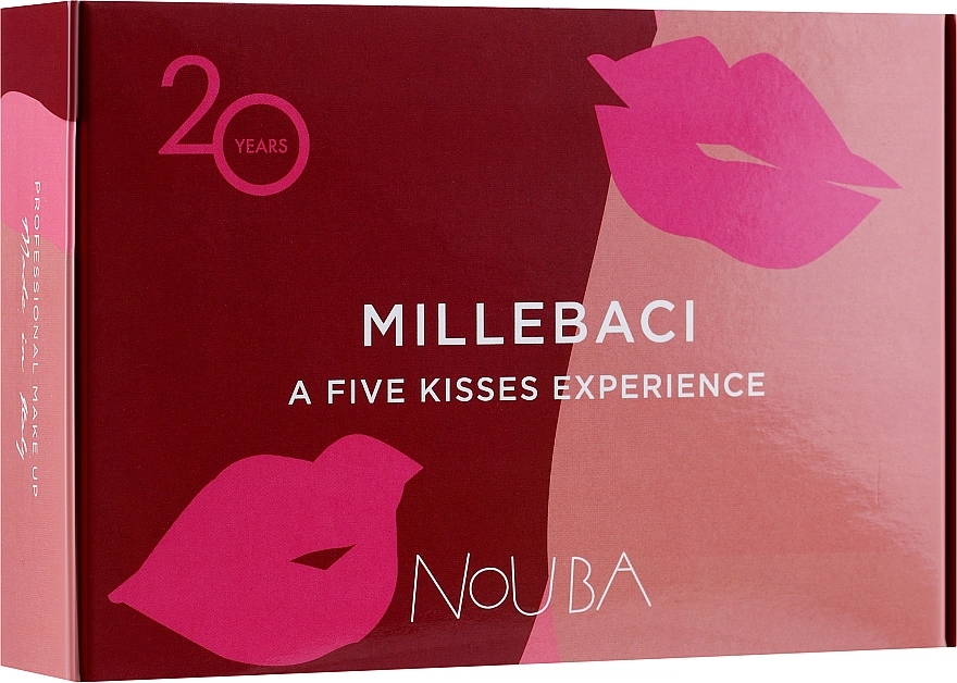 NoUBA Millebaci Box Set 5 Kisses Experience (lipstick/5х6ml) Набор №3 - фото N1