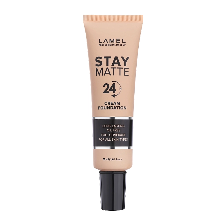 LAMEL Make Up Stay Matte 24H Cream Foundation Тональний крем - фото N1