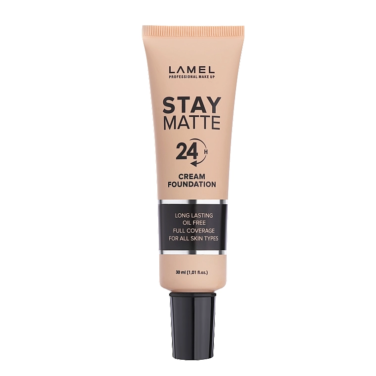 LAMEL Make Up Stay Matte 24H Cream Foundation Тональный крем - фото N1