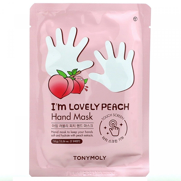 Tony Moly Маска для рук I'm Lovely Peach Hand Mask - фото N1