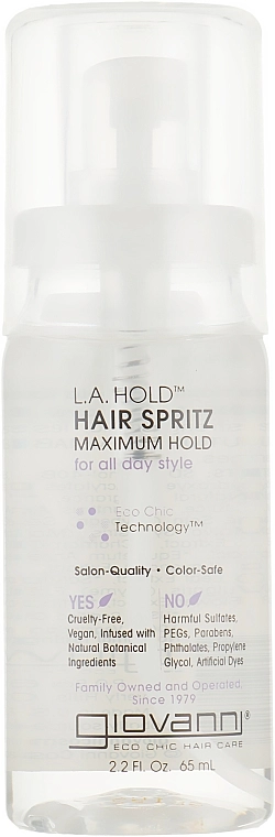 Giovanni Лак для волос La Hold Hair Spritz - фото N1