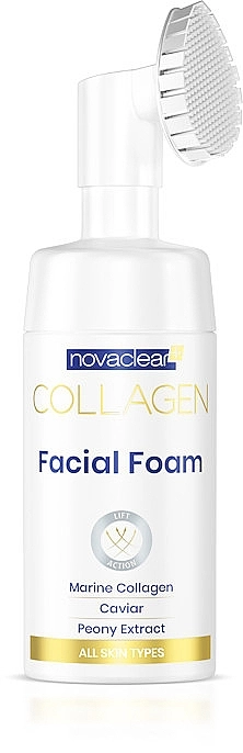 Novaclear Пінка для вмивання з колагеном Collagen Facial Foam - фото N1