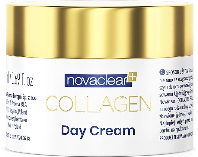 Novaclear Денний крем з колагеном для обличчя Collagen Day Cream - фото N1