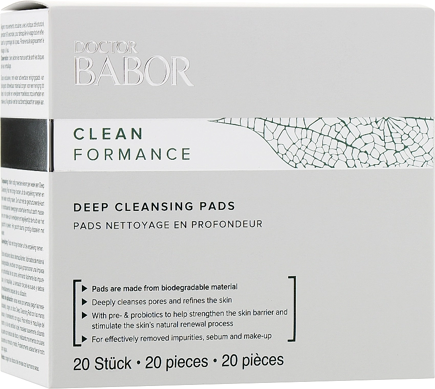 Babor Диски для глибокого очищення шкіри Doctor Clean Formance Deep Cleansing Pads - фото N1