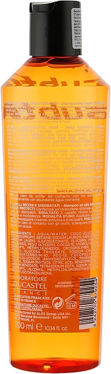 Laboratoire Ducastel Subtil Шампунь глубокого увлажнения Color Lab Hydratation Active Deep Hydratation Shampoo - фото N4