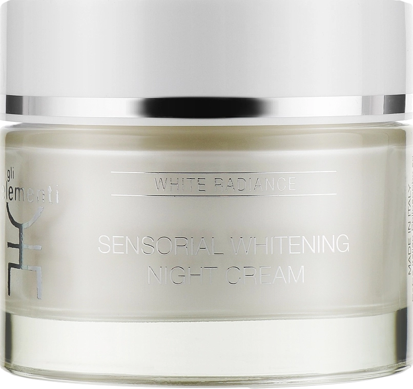 Gli Elementi Нічний крем для обличчя White Radiance Sensorial Whitening Night Cream - фото N1