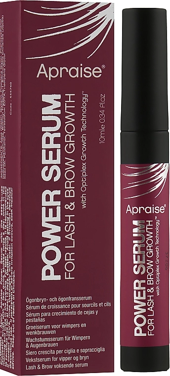 Apraise Пептидний філер для росту брів і вій Power Serum For Lash & Brow Growth - фото N2