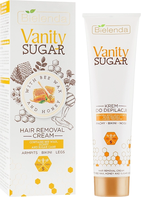 Bielenda Крем для депиляции с пчелиным воском Bielinda Vanity Sugar Hair Removal Cream - фото N1