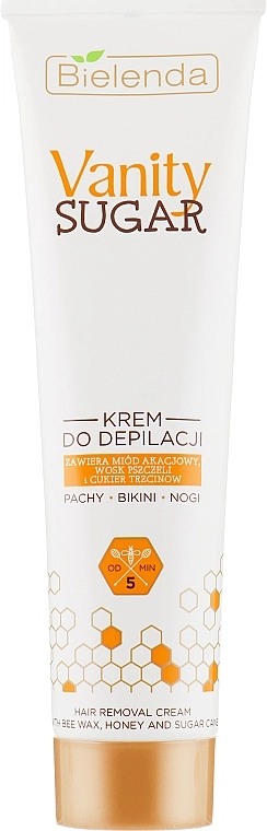 Bielenda Крем для депіляції з бджолиним воском Bielinda Vanity Sugar Cream - фото N2