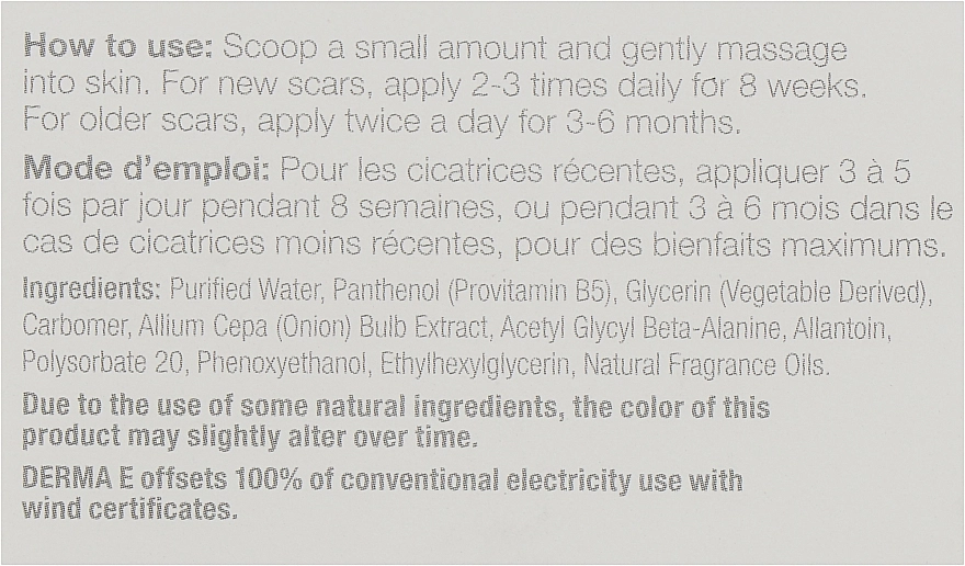 Derma E Гель от шрамов и рубцов Therapeutic Scar Gel (мини) - фото N3