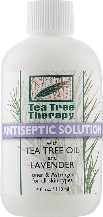 Tea Tree Therapy Антисептический раствор с маслами чайного дерева и лаванды Antiseptic Solution With Tea Tree Oil And Lavander - фото N1
