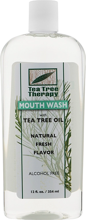 Tea Tree Therapy Рідина для полоскання рота з олією чайного дерева Mouthwash With Tea Tree Oil - фото N1