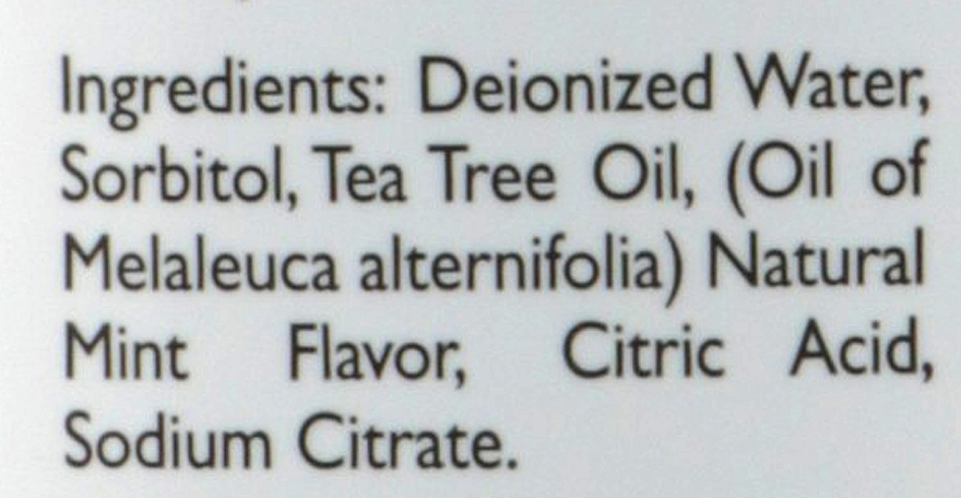 Tea Tree Therapy Рідина для полоскання рота з олією чайного дерева Mouthwash With Tea Tree Oil - фото N3