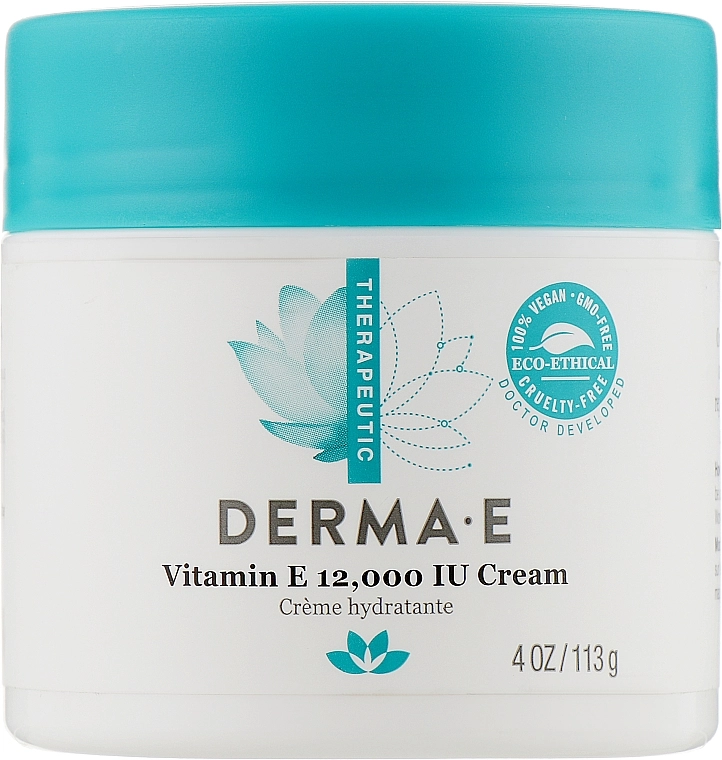 Derma E Зволожувальний крем з вітаміном Е Therapeutic Topicals Vitamin E 12 000 IU Cream - фото N1