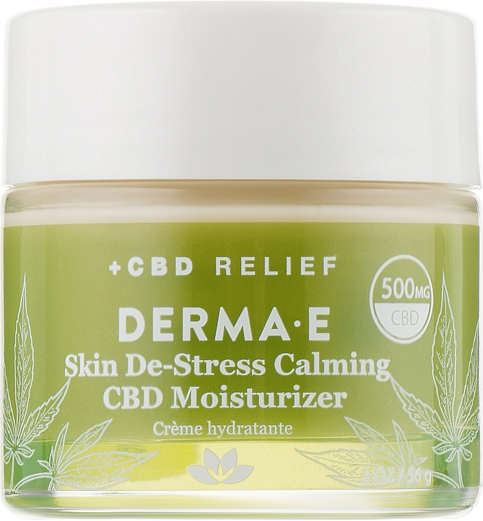 Derma E Увлажняющий крем для чувствительной кожи Skin De-Stress Calming CBD Moisturizer - фото N1