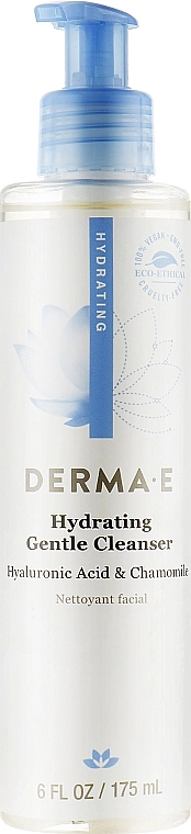 Derma E Увлажняющее средство для умывания с гиалуроновой кислотой Hydrating Gentle Cleanser - фото N1