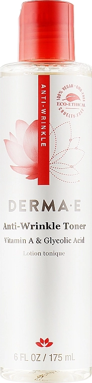 Derma E Тоник с витамином А, гликолевой кислотой и экстрактом папайи против морщин Anti-Wrinkle Toner - фото N1