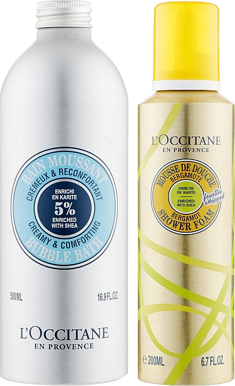 L'Occitane Набор Shea Shower Duo (sh/foam/200ml + bath/foam/500ml) - фото N2