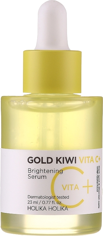 Holika Holika Набор Gold Kiwi Vita C+ Brightening Serum Special Set (ser/45ml + ser/23ml + pad/5pcs) - фото N2