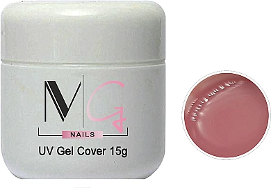 MG Nails Гель камуфлирующий для наращивания UV Gel Cover - фото N1
