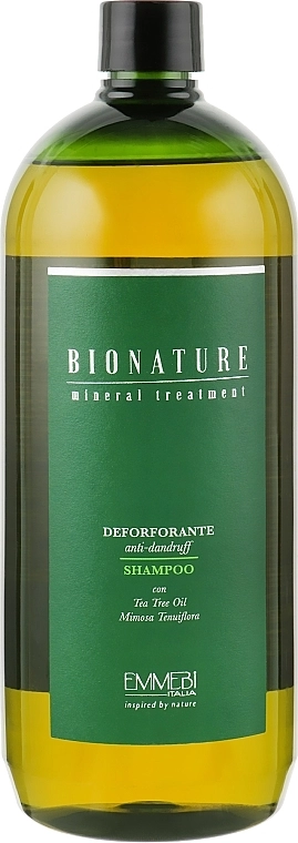 Emmebi Italia Шампунь против перхоти с маслом чайного дерева BioNatural Mineral Treatment Anti-Dandruff Shampoo - фото N3