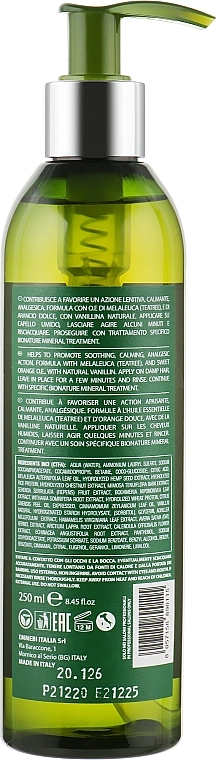 Emmebi Italia Шампунь заспокійливий з олією чайного дерева BioNatural Mineral Treatment Soothing Shampoo - фото N4