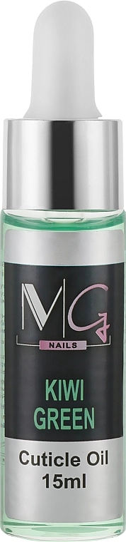 MG Nails Олія для кутикули з піпеткою Kiwi Green Cuticule Oil - фото N1
