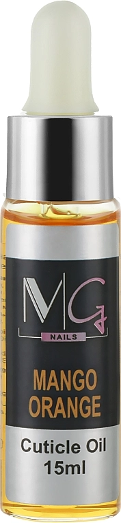 MG Nails Олія для кутикули з піпеткою Mango Orange Cuticle Oil - фото N1