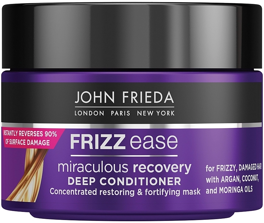 John Frieda Маска для интенсивного ухода за непослушными волосами Frizz-Ease Miraculous Recovery Deep Conditioner - фото N1