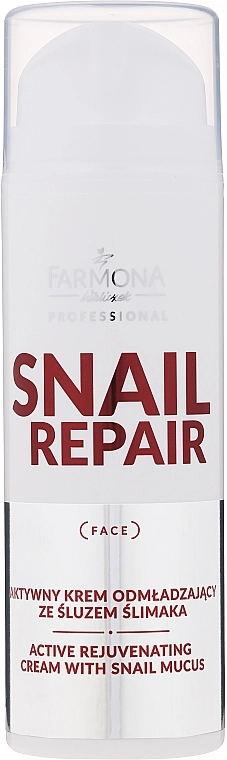 Farmona Professional Активный омолаживающий крем со слизью улитки Snail Repair Active Rejuvenating Cream With Snail Mucus - фото N1