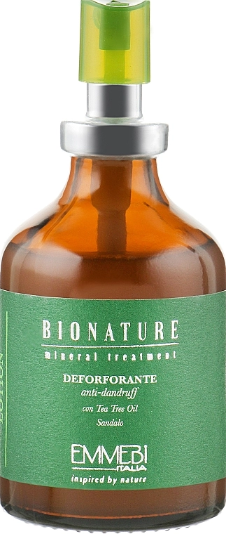 Emmebi Italia Лосьон против перхоти с маслом чайного дерева BioNatural Mineral Treatment Anti-Dandruff Lotion - фото N2