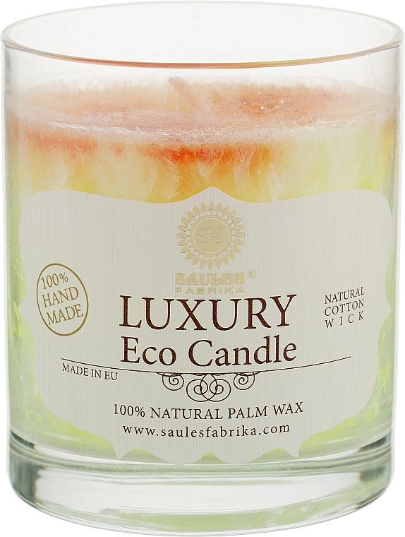 Saules Fabrika Свеча из пальмового воска в стакане "Иланг-Иланг" Luxury Eco Candle - фото N1